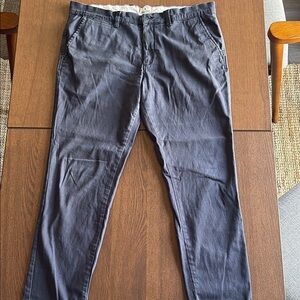 JACK & JONES - Men's Grey/Blue Cotton Chinos 36/32